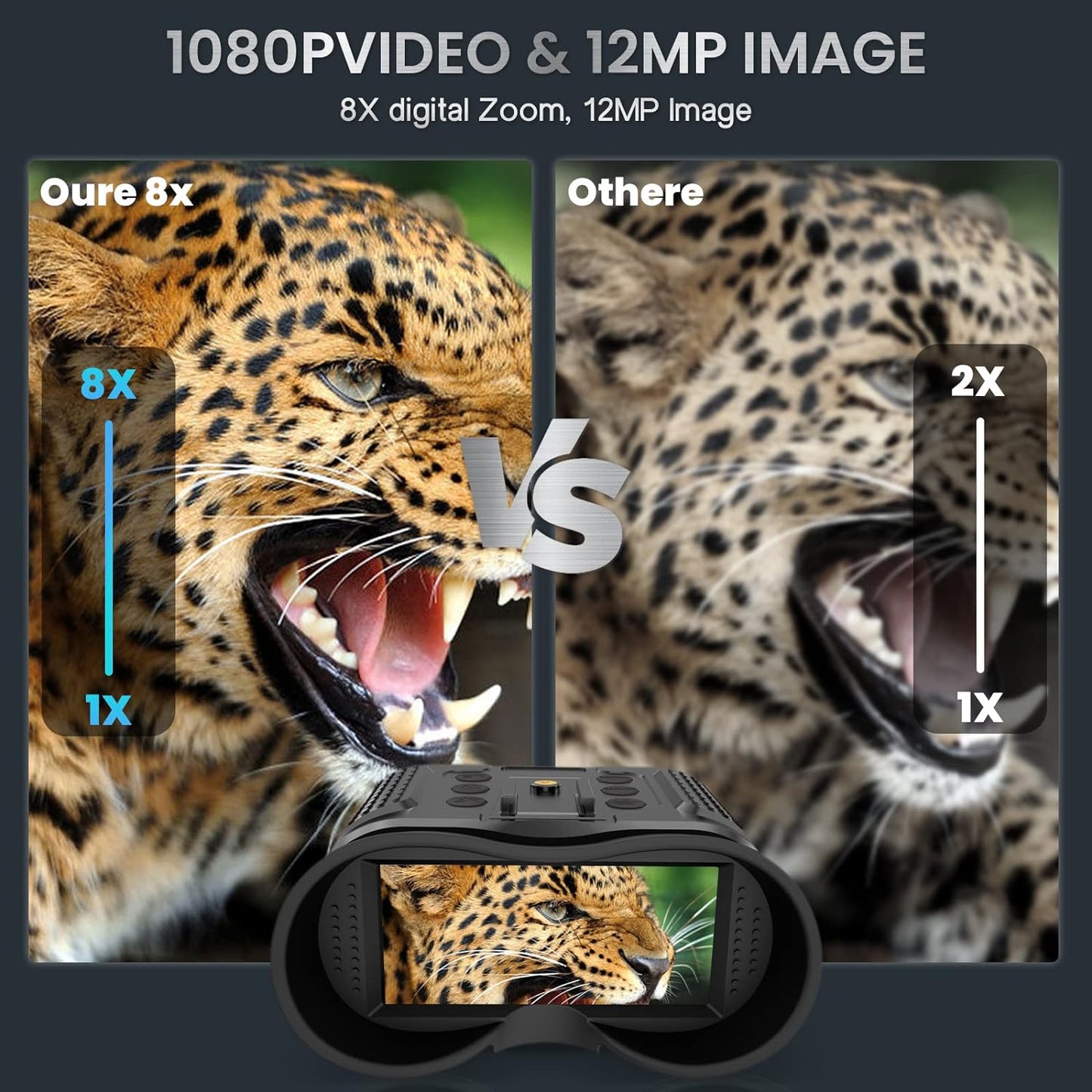 3D Nachtzicht Goggles Verrekijkers Jagen Buitensporten