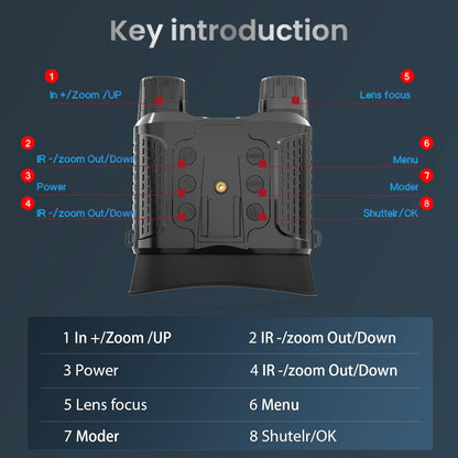 3D Nachtzicht Goggles Verrekijkers Jagen Buitensporten