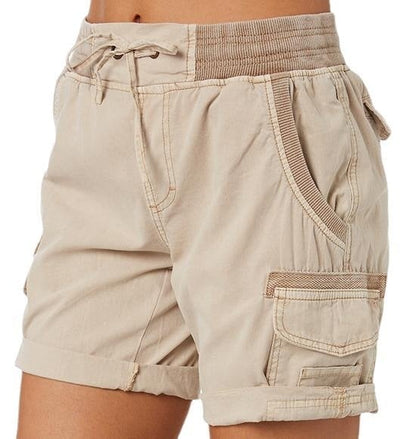 Korte cargo shorts dames – Utility shorts met zakken en comfortabele pasvorm