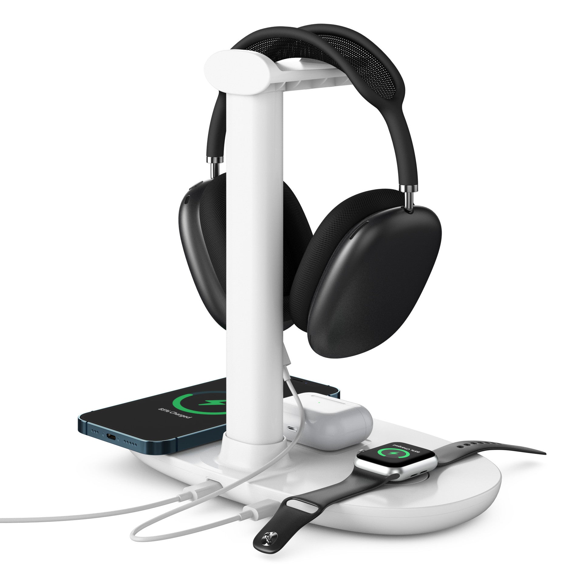 4-in-1 Draadloos Oplaadstation voor Smartphone en Accessoires
