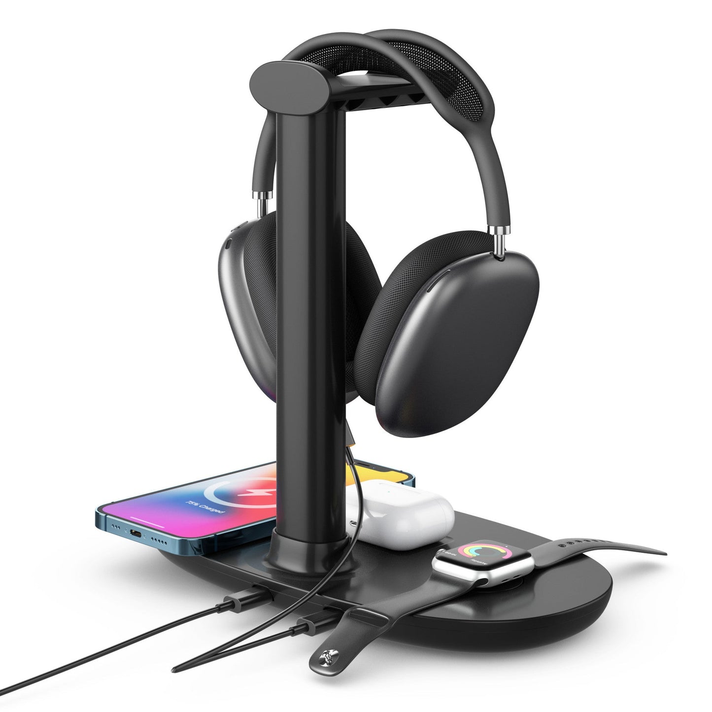 4-in-1 Draadloos Oplaadstation voor Smartphone en Accessoires