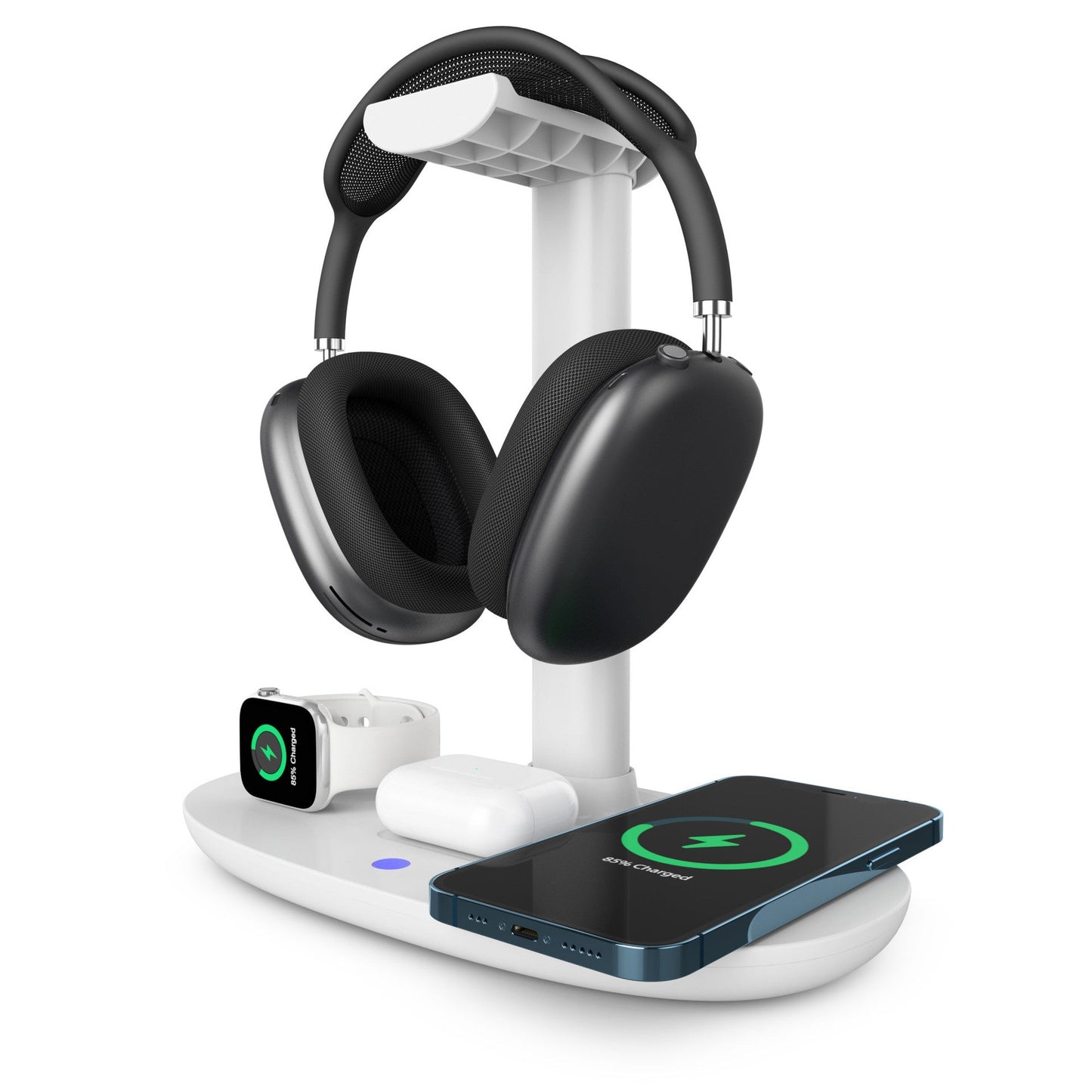 4-in-1 Draadloos Oplaadstation voor Smartphone en Accessoires
