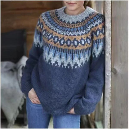 Trui dames 3D-patroon – Schitterende gebreide trui met uniek design en stijl