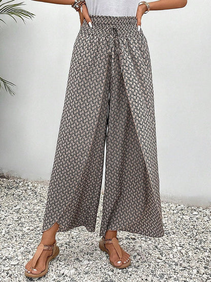 Elastische Tailleband Broek met Koord – Comfortabele Casual Broek voor Dames
