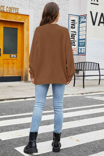Ronde hals trui dames – Klassieke gebreide trui voor casual en elegante looks