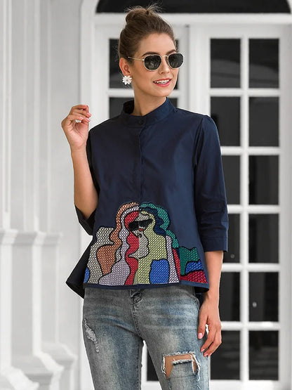 Damesoberteil – Stijlvol topje voor dames, trendy design en comfortabele pasvorm