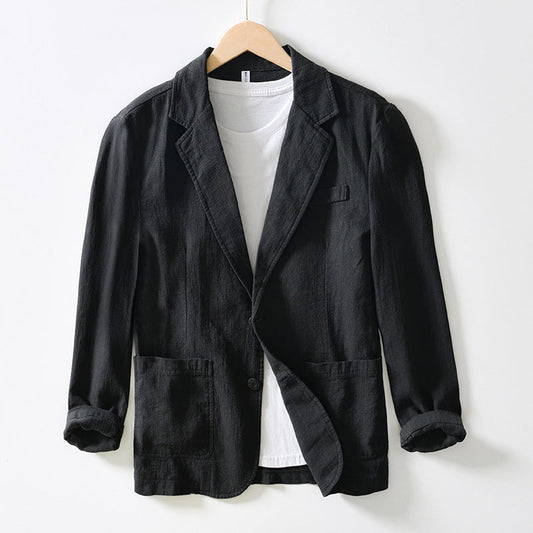 Blazer heren – Modieuze blazer met twee knopen en slim fit design