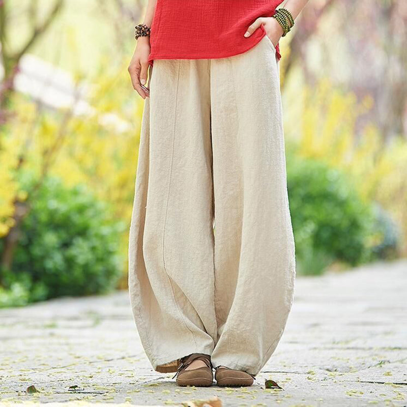 Wijde luchtige broek dames – Comfortabele en trendy broek voor zomer