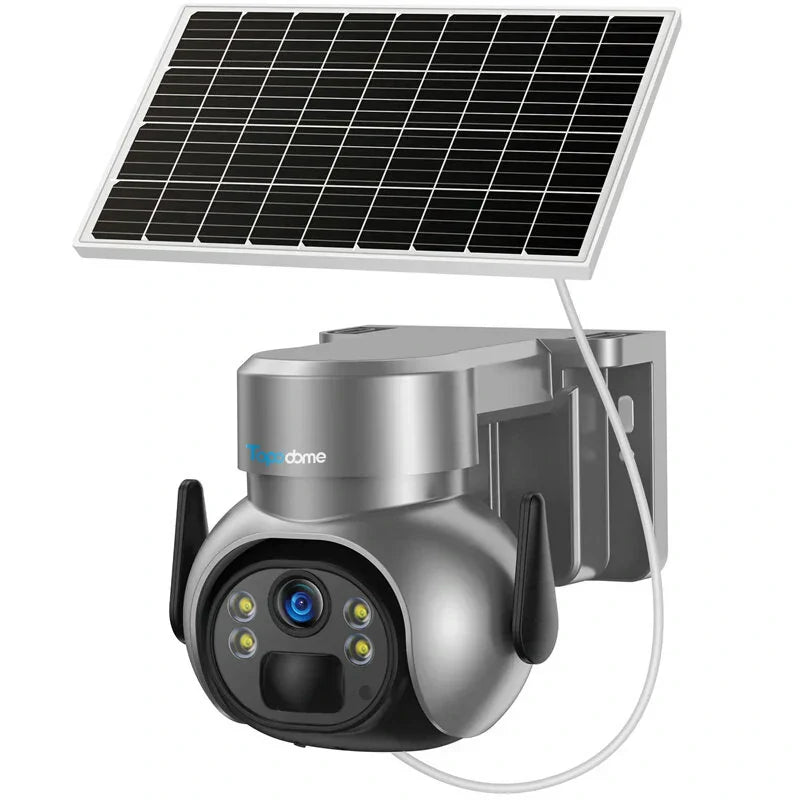 4G Solar PTZ Beveiligingscamera 3MP/4MP WiFi PIR-detectie met Spreekfunctie