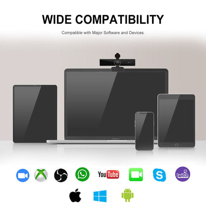 4K Ultra Hoge Resolutie Webcam