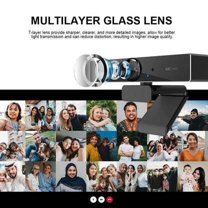 4K Ultra Hoge Resolutie Webcam