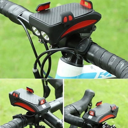 4-in-1 Fietslicht Powerbank 1500 Lumen LED Verlichting