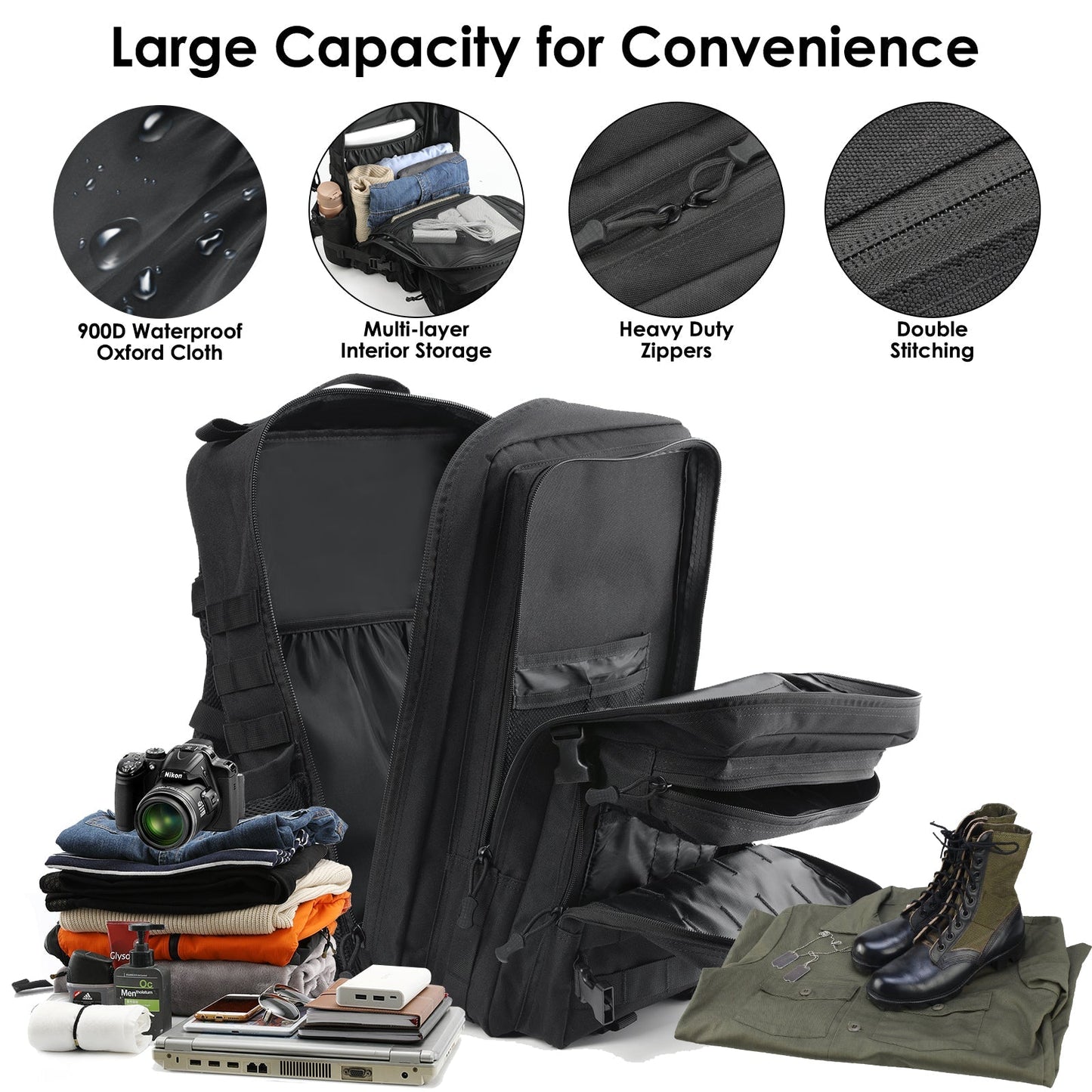 Tactische Rugzak Militaire Uitrusting Buitenmilieu