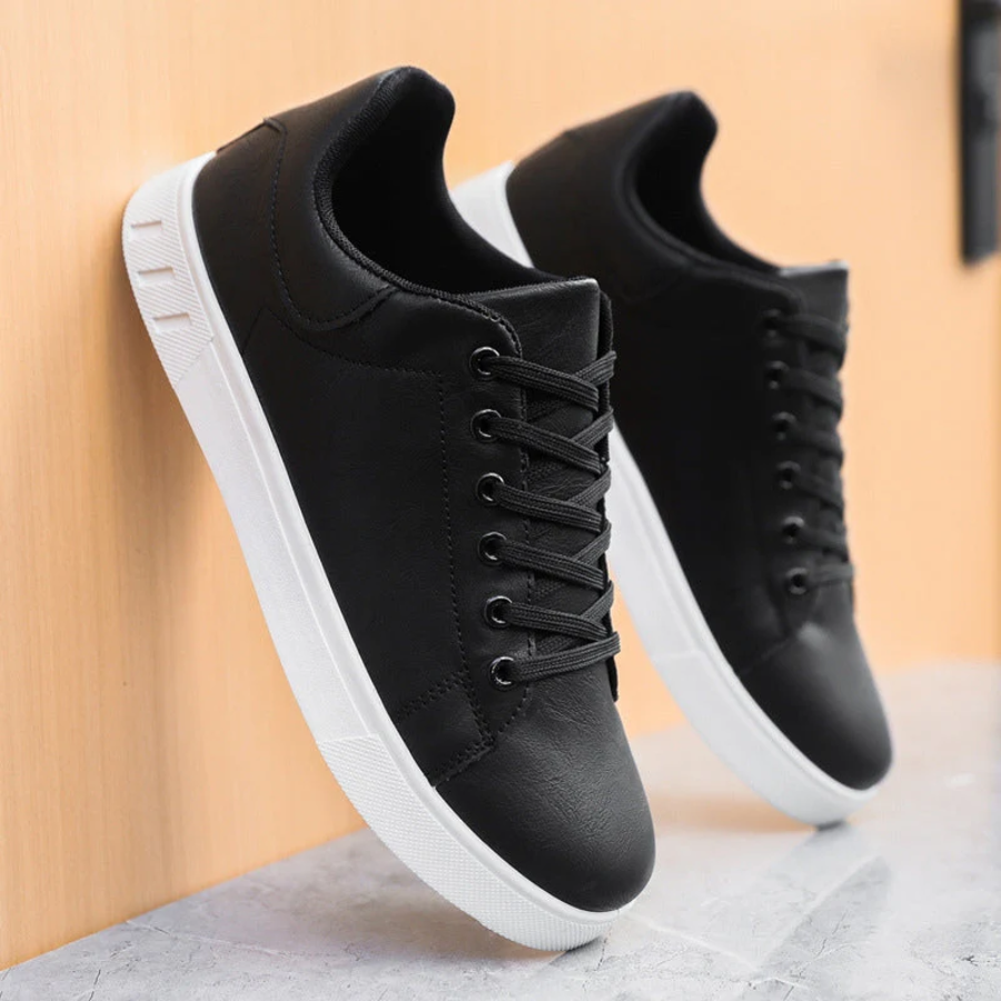Sneakers voor mannen – Elegante leren sneakers met comfortabele pasvorm en stijl