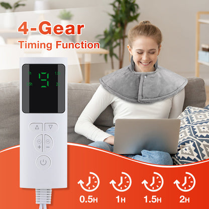 Elektrisch Verwarmingskussen Schouder Nek Therapie Wrap