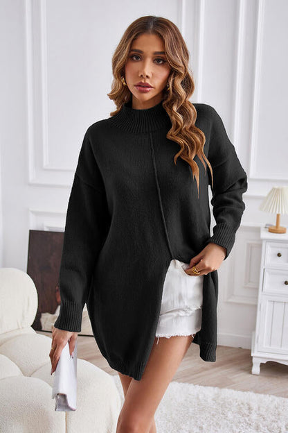 Dames Trui Ronde Hals – Trendy Gebreide Trui voor Herfst en Winter