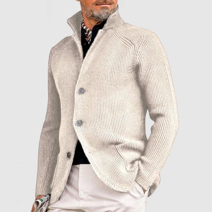 Heren Trui – Comfortabele Strickjacke van Wol voor Casual en Formeel