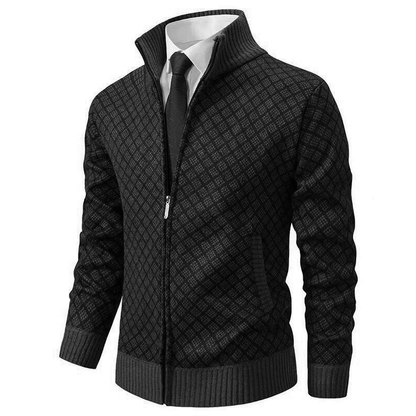 Heren Trui Col – Warme gebreide trui met col voor casual en formele stijl