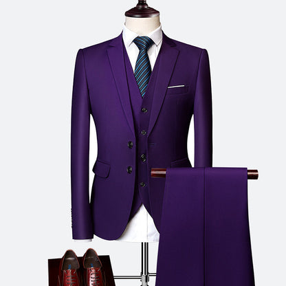 Herenpak set 3-delig – Formeel kostuum voor mannen, slim fit, stijlvol en elegant