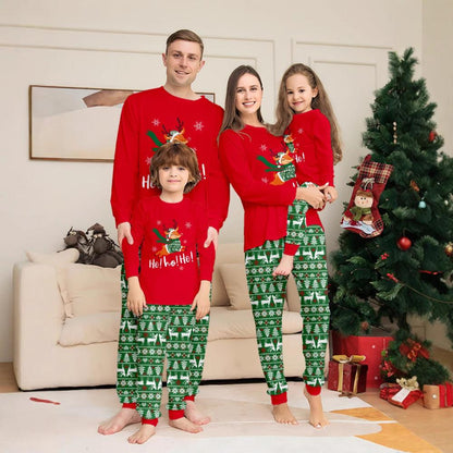 Familie Kerst Pyjama's Tops Broeken Jammies Kinderen Volwassenen