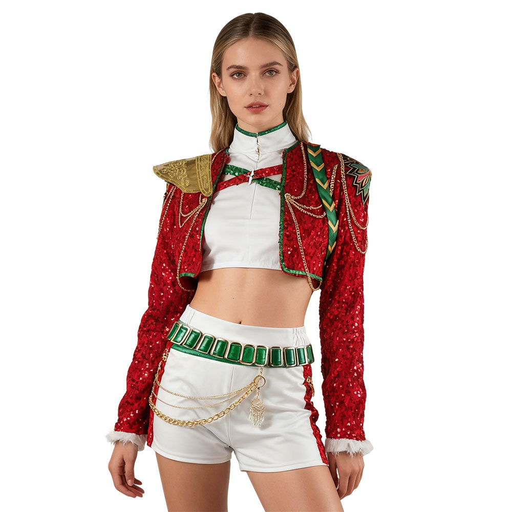 Kerst Kostuum Danspak Party Jurk Outfit