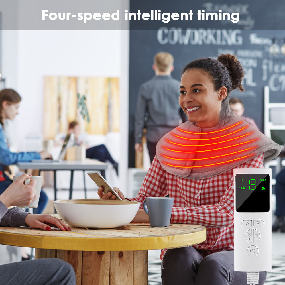 Elektrisch Verwarmingskussen Schouder Nek Therapie Wrap