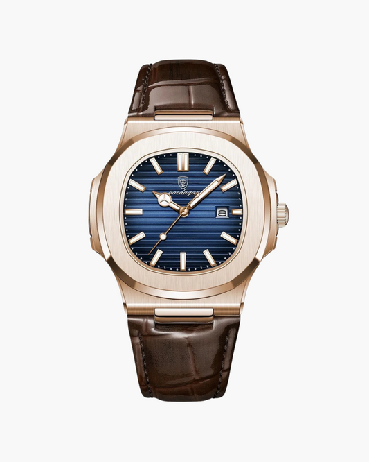 Horloge leren heren – Echte leren horloge met stijlvol design en duurzaamheid