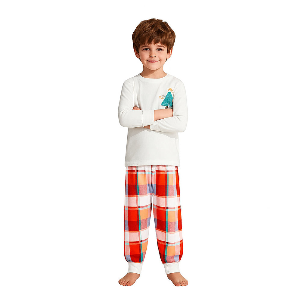 Jongens Kerst Pyjama Lange Mouwen Top Broek Nachtkleding
