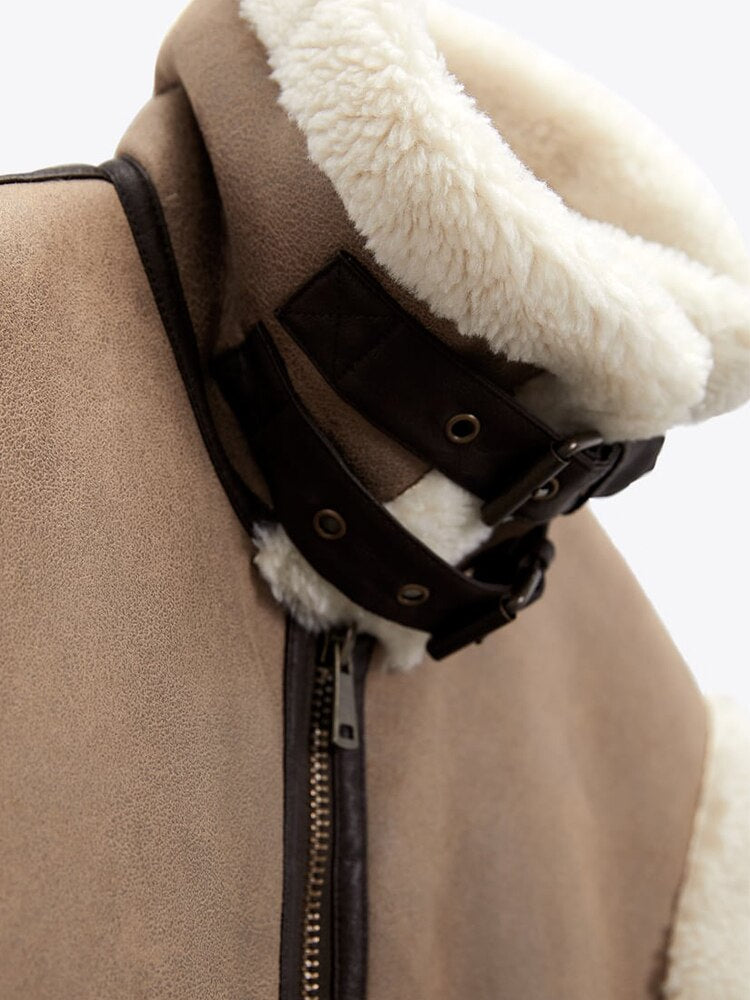 Teddy-fleece damesvest – Warm en trendy vest voor dames, perfect voor de winter