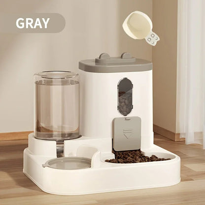 Huisdierenvoerbak met Waterdispenser voor Honden en Katten