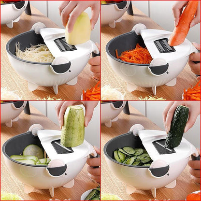 7-in-1 hakker en groentesnijder multifunctioneel keukenapparaat