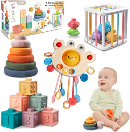 Montessori Sensorisch Speelgoed Set voor Baby's