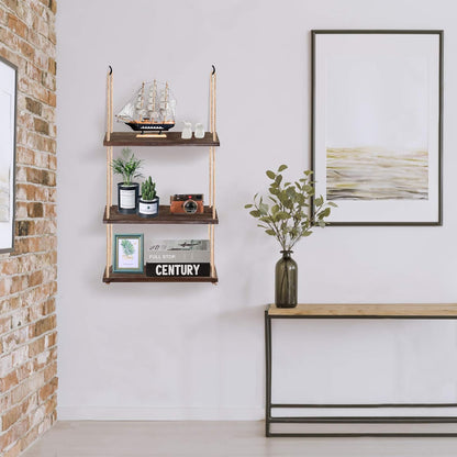 Wandplank 3-laags Hangend voor Planten Decoratie Binnen