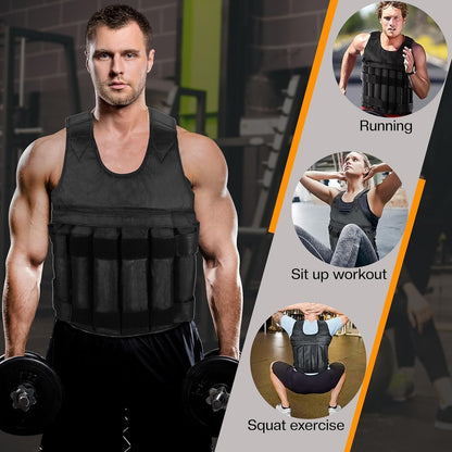 Gewichtsvest 5Kg 10Kg 20Kg voor Training