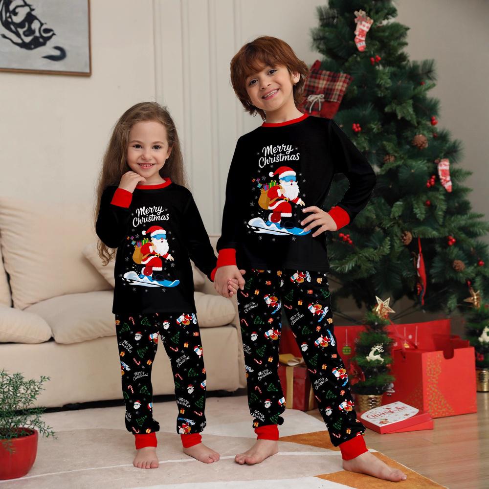 Familie Kerst Pyjama's Unisex Slaapoutfits Kinderen Volwassenen
