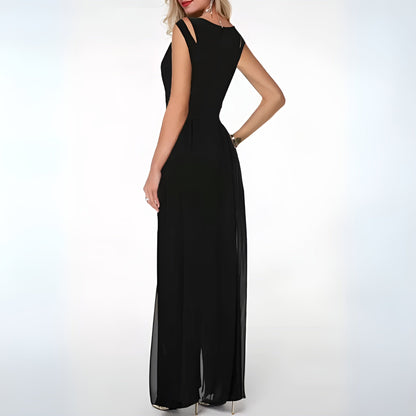 Mouwloze Jumpsuit Dames – Elegante jumpsuit zonder mouwen voor zomerfeest