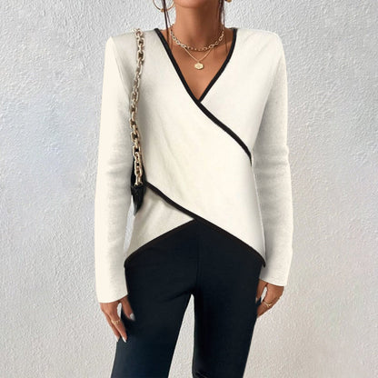 Luxe V-hals Trui Dames – Elegante Trui van Hoogwaardige Materialen voor Koud Weer