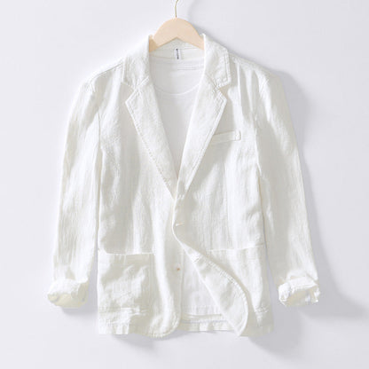 Blazer heren – Modieuze blazer met twee knopen en slim fit design