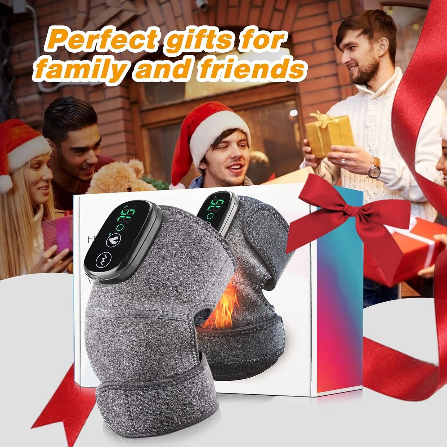 Verwarmde Knie Massager 3-in-1 Therapieapparaat