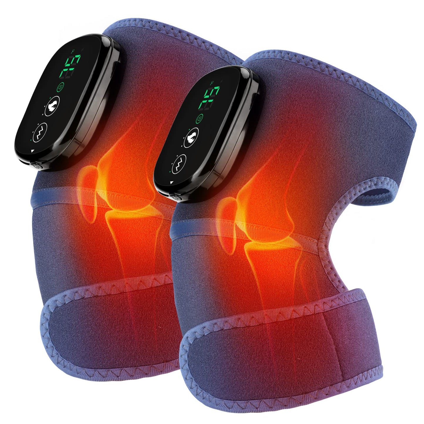 Verwarmde Knie Massager 3-in-1 Therapieapparaat