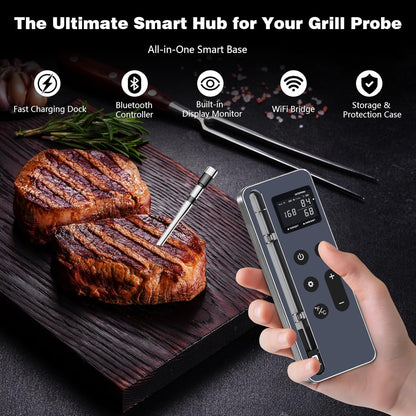 Bluetooth Vleesthermometer Digitale Draadloze Kookthermometer