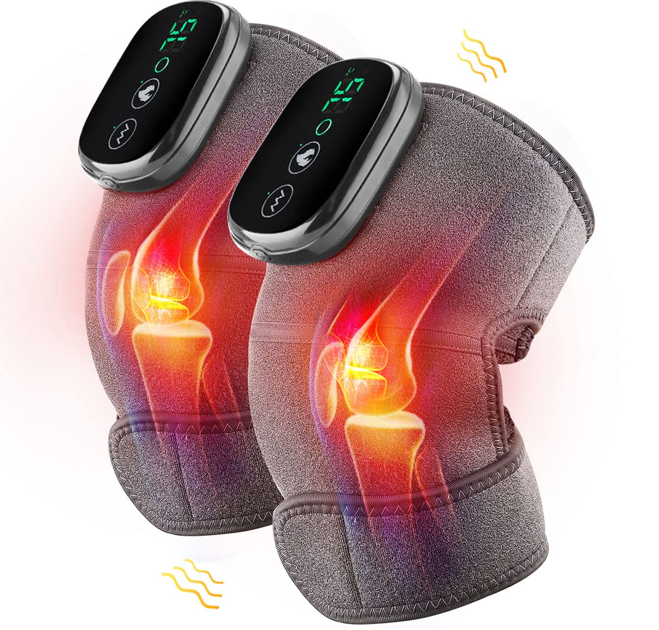 Verwarmde Knie Massager 3-in-1 Therapieapparaat