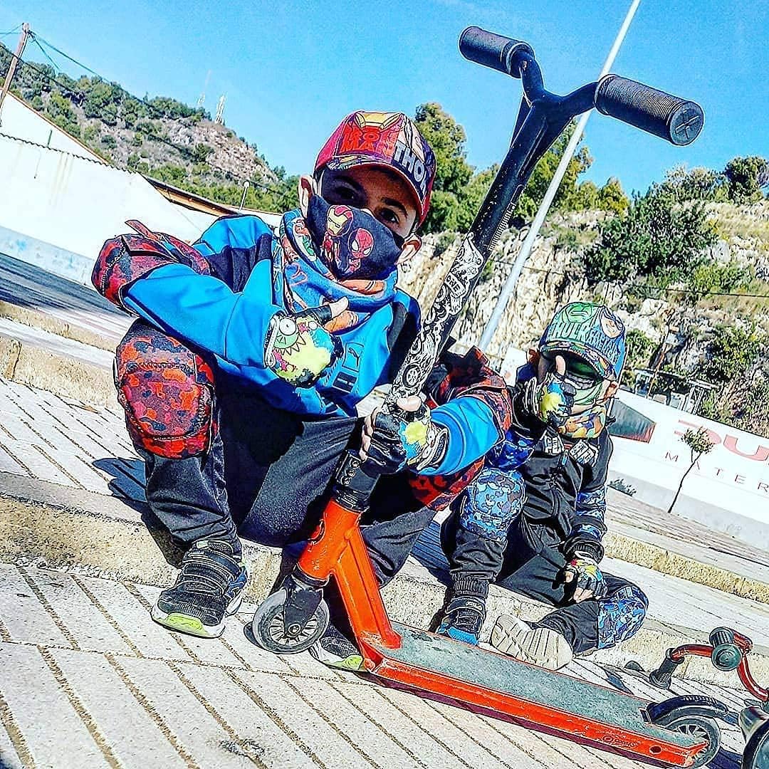 Knie- en Elleboogbeschermers met Fietshandschoenen voor Kinderen