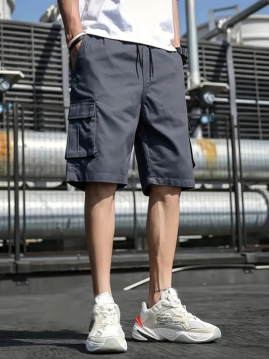 Heren Cargo Shorts – Comfortabele en veelzijdige korte broek van katoen met zakken