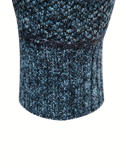 Coltrui heren – Warme gebreide trui met ronde hals en casual stijl