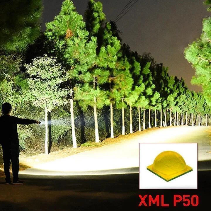 90000 Lumen Zaklamp XHP50.2 Krachtige LED Zaklamp