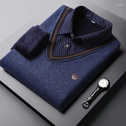 Heren Polo trui – Stijlvolle gebreide trui voor mannen in katoen en casual design