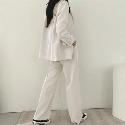 Blazer Dames – Elegante Rechte Broek voor Kantoor en Feestelijke Gelegenheden