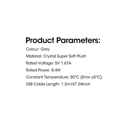 Elektrische Voetverwarmingspad Voetverwarmer Verwarmingskussen
