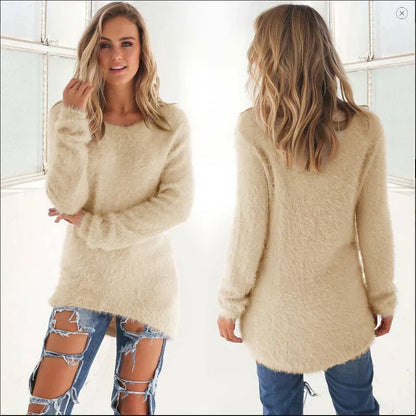 Dames Trui Stijlvol – Comfortabele Gebreide Trui voor Herfst en Winter